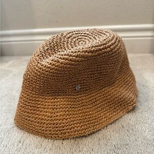 lululemon athletica Tan Woven Bucket Hat